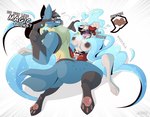 ahegao anthro asphyxiation breasts breath_play choking comic cyanosis duo female generation_4_pokemon generation_7_pokemon genitals hi_res hypnosis igny interspecies knot knotting looking_pleasured lucario lycanroc magic_spell male male/female midnight_lycanroc mind_control nintendo penis piercing pokemon pokemon_(species) pussy sex tentacles walk-w-igny