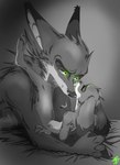 anthro duo female male male/female rarewhoroastbeast_(artist) disney zootopia judy_hopps nick_wilde canid canine fox lagomorph leporid mammal rabbit hi_res
