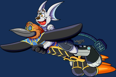 3_eyes anthro black_boots black_clothing black_footwear black_spandex boots clothing cybernetic_eye cybernetic_limb cybernetic_tail cybernetics duo feathers flying footwear fur grey_body grey_fur hypnosis hypnotic_eyes machine male male/male mind_control multi_eye orange_body orange_feathers riding_on_back rocket_boots shoes spandex spread_wings tight_clothing wings marquis2007 regdeh zalno avian bird bucerotiform hoopoe alpha_channel hi_res