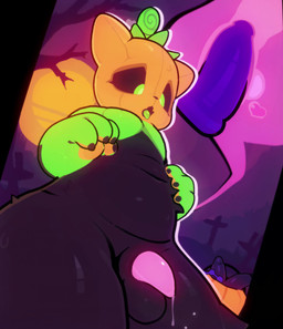 anal anal_masturbation anal_penetration animal_genitalia animal_penis anthro anthro_penetrated ball_slap balls belly big_butt black_body black_fur bodily_fluids butt cemetery dildo dildo_in_ass dildo_insertion dripping erection feline_genitalia feline_penis for_a_head fur genital_fluids genitals grass green_body green_eyes green_fur heart_symbol holidays jack-o'-lantern low-angle_view male male_penetrated masturbation moon multicolored_body multicolored_fur narrowed_eyes night nude object_in_ass pawpads paws penetration penis plant precum precum_drip precum_string prostate prostate_stimulation riding_dildo sex_toy sex_toy_in_ass sex_toy_insertion slap slightly_chubby solo tree wide_hipped_male wide_hips x-ray_view sound_warning wuvvypup halloween pumkat domestic_cat felid feline felis mammal object_head 2025 3d_(artwork) 3d_animation absurd_res animated digital_media_(artwork) hi_res loop short_playtime sound webm