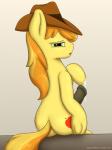 2014 animal_genitalia blonde_hair braeburn_(mlp) cowboy_hat cum cutie_mark equine friendship_is_magic fur green_eyes hair hat horse horsecock male mammal my_little_pony orange_hair penis pony solo staggeredline two_tone_hair yellow_fur
Rating: Explicit
Score: 3
User: ultragamer89
Date: March 10, 2014