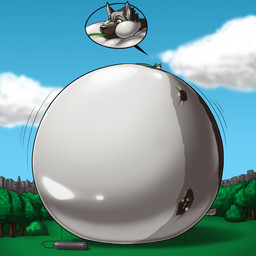 air_inflation anthro body_inflation expansion hose hose_inflation immobile inflation landscape male solo spherical_inflation unknown_artist diabolos_wolf canid canine canis domestic_dog german_shepherd herding_dog mammal pastoral_dog 1:1 hi_res