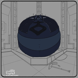 angry anthro belly belly_expansion big_belly blue_body blue_fur blue_hair blueberry_inflation body_inflation clothed clothing cross-popping_vein ear_piercing electronics expansion exposed_belly facial_piercing fur hair horn huge_belly hyper hyper_belly hyper_inflation immobile inflation inside jacket leather leather_clothing leather_jacket leather_topwear logo male microphone microphone_stand motion_lines multi_horn navel nose_piercing nose_ring piercing poster ring_piercing round_body septum_piercing septum_ring solo spherical_inflation spiked_clothing spiked_jacket spikes stage text tight_clothing topwear jn_y4 shoham_shudzhim bovid caprine caprine_demon demon goat goat_demon mammal 1:1 2025 artist_logo commissioner_name dated hi_res