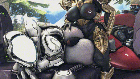 ambiguous_gender animated_gif armor big_butt big_penis bottomless bouncing_butt breasts butt butt_slap clothed clothing duo genitals gynomorph gynomorph/ambiguous hand_on_butt hot_dogging intersex intersex/ambiguous muscular muscular_gynomorph muscular_intersex nipple_piercing nipples not_furry penis piercing sex slap spanking rayhuma halo_(series) microsoft xbox_game_studios ter'ssa alien sangheili 3d_(artwork) 3d_animation animated digital_media_(artwork) short_playtime source_filmmaker_(artwork)