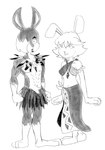 anthro athletic athletic_anthro athletic_male bangs beard bedroom_eyes biceps blue_body blue_fur blue_hair blush blush_lines bone bottomwear breasts cheek_tuft clothing collar collarbone curly_hair duo eyebrows facial_hair facial_tuft feathers female fingers fog fur hair inner_ear_fluff male multicolored_body multicolored_fur narrowed_eyes northwind one_eye_obstructed pecs seductive short_hair side_view skirt small_breasts smile solo tail thick_eyebrows tuft two_tone_body two_tone_fur efradraws northwind_(efradraws) kasni_(efradraws) uspul_(efradraws) hare lagomorph leporid mammal 2024 absurd_res graphite_(artwork) hi_res monochrome painting_(artwork) sketch traditional_media_(artwork)