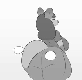 ambiguous_gender annoyed anthro anus ass_clapping assisted_exposure big_butt bodily_fluids breasts butt butt_ripples clothing dialogue disembodied_hand female freckles huge_butt looking_at_viewer musk pantsing shirt sweat tail talking_to_viewer topwear undressing iamapoliceman hyena mammal 2d_animation animated frame_by_frame