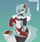 anthro big_tail biped black_clothing black_underwear blue_body blue_fur blue_hair bottomwear breasts cheek_markings cheek_tuft clothing cropped_hoodie eyelashes facial_markings facial_tuft female female_anthro fluffy fluffy_tail fluffy_thighs fur fur_markings hair head_markings inner_ear_fluff long_hair long_sleeves_hood long_tail looking_at_viewer looking_away markings medium_breasts midriff multicolored_body multicolored_clothing multicolored_ears multicolored_fur multicolored_hoodie multicolored_panties multicolored_tail multicolored_underwear narrowed_eyes navel one_eye_closed panties pointy_ears presenting prick_ears purple_eyes red_clothing simple_background solo striped_body striped_fur stripes tail thick_eyelashes thick_thighs tongue tongue_out topwear tuft underwear unusual_clothing wear white_body white_fur wide_hipped_female wide_hips wink winking_at_viewer cynically_wolf ammy_(cynically_wolf) canid canine canis humanoid mammal wolf absurd_res hi_res widescreen