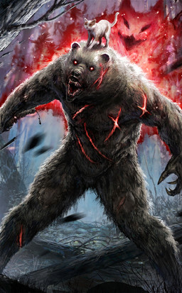 alternate_species ambiguous_feral ambiguous_gender anthro black_nose branch brown_body brown_claws brown_eyes brown_fur brown_markings cheek_scar chest_scar claws duo empty_eyes facial_scar featureless_crotch feral finger_claws forest fur fur_markings furrification grass holding_melee_weapon holding_object holding_weapon larger_anthro larger_male leg_scar light magic magic_user male markings melee_weapon multicolored_body multicolored_fur nude_male open_mouth outside plant quadruped red_scar red_sclera red_tongue scar sharp_teeth size_difference smaller_ambiguous smaller_feral standing_on_another tail teeth tongue tree two_tone_body two_tone_fur weapon whiskers white_body white_fur white_tail x_scar unknown_artist dead_by_daylight the_oni_(dead_by_daylight) bear domestic_cat felid feline felis mammal 2025 colored digital_drawing_(artwork) digital_media_(artwork) lighting official_art shaded
