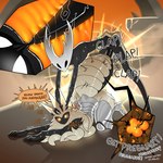 aggressive aggressive_fertilization anthro armor arthropod_abdomen arthropod_abdomen_genitalia arthropod_abdomen_penetration arthropod_abdomen_pussy black_body black_cum black_eyes bodily_fluids breasts butt colored_cum cum cum_inside duo erection female fur genital_fluids genitals glowing hair head_grab horn internal male male/female male_penetrating nude onomatopoeia ovum penetration penile penis pussy sex sound_effects sperm_cell text unusual_bodily_fluids unusual_cum unusual_genital_fluids white_body dhalek get_pregnant_(meme) hollow_knight team_cherry hollow_knight_(character) pure_vessel_(hollow_knight) radiance_(hollow_knight) arthropod humanoid insect lepidopteran moth vessel_(species) absurd_res hi_res