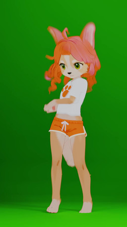 anthro bottomwear clothing female fighting_pose fur jumping orange_body orange_bottomwear orange_clothing orange_fur orange_shorts pose shirt shorts solo sound_effects spinning topwear white_clothing white_shirt white_topwear young iziwin oomuro canid canine canis domestic_dog mammal 3d_(artwork) 3d_animation 9:16 absurd_res animated digital_media_(artwork) hi_res short_playtime sound video