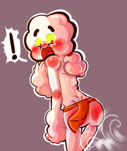 blush bottomwear butt clothing cloud embarrassed fluffy fur loincloth male male_humanoid not_furry open_mouth shy simple_background solo white_body white_fur wind kmf97 cartoon_network the_amazing_world_of_gumball mr._small air_creature air_humanoid cloud_humanoid elemental_creature elemental_humanoid humanoid living_cloud 2015 hi_res