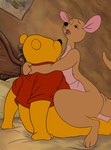 ambiguous_penetration anthro bed bottomless brown_body brown_fur clothed clothing duo embracing_during_sex female female_on_top fur furniture hug hugging_another looking_pleasured male male/female on_bed on_top open_mouth penetration plushie sex yellow_body yellow_fur ddyyy151 disney winnie_the_pooh_(franchise) kanga pooh_bear animate_inanimate bear kangaroo living_plushie macropod mammal marsupial 2021 absurd_res digital_drawing_(artwork) digital_media_(artwork) flat_colors hi_res