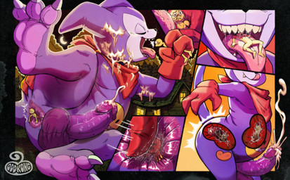 3_fingers 3_toes a almost_fully_inside ambiguous_gender anal anal_vore anthro balls big_balls big_penis bodily_fluids bumpy_tongue butt_slap clothing cum cum_on_clothing cum_on_face cum_on_own_face cum_on_self cumshot ejaculation erection extreme_size_difference eyes_closed feet fingers genital_fluids genitals gloves group handwear holding_another internal kerchief licking licking_lips licking_own_lips lying macro macro_anthro male mostly_nude musky_balls musky_penis neckerchief neckwear on_back on_tongue open_mouth open_smile oral_vore penis size_difference slap slapping_own_butt slapping_self smile sweat sweaty_genitalia sweaty_penis toes tongue tongue_out trio vore oddkong bandai_namco digimon anon digimon_(species) humanoid impmon 2025 alternate_version_at_source hi_res