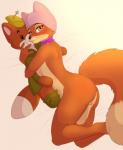 anthro blush breasts brown_body brown_fur brown_nose butt clothed clothing dipstick_tail doll female fluffy fluffy_tail fur genitals looking_at_viewer markings nude orange_body orange_fur plushie pose pussy side_boob solo tail tail_markings vaginal saetia disney robin_hood_(disney) maid_marian robin_hood canid canine fox mammal red_fox true_fox 2015 hi_res pinup