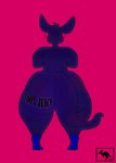 anthro big_butt blueberry_inflation butt inflation male rear_view tattoo thick_thighs jaydahroo skittles_roo kangaroo macropod mammal marsupial full-length_portrait hi_res portrait