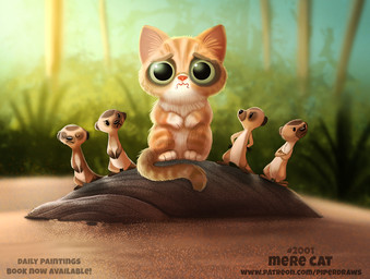 ambiguous_gender feral group humor pun rock simple_background text visual_pun white_background piper_thibodeau domestic_cat felid feline felis herpestid mammal meerkat digital_media_(artwork) digital_painting_(artwork) english_text painting_(artwork)