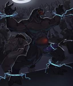 2_toes 4_fingers anthro arms_tied bodily_fluids bound crowd cuff_(restraint) cum cum_while_penetrated cumshot dildo dildo_insertion ejaculation electricity feet fingers forced genital_fluids genitals group humiliation leaking_precum legs_tied male male/male male_rape male_raped male_raping_male mandibles muscular muscular_anthro muscular_male nude nude_anthro nude_male penetration penis precum precum_squirt public public_exposure public_humiliation purple_penis rape restraints saliva screaming sex sex_toy sex_toy_insertion spiked_penis spikes spikes_(anatomy) toes vinstacc halo_(series) microsoft xbox_game_studios arbiter_(halo) tartarus_(halo) alien jiralhanae sangheili absurd_res hi_res