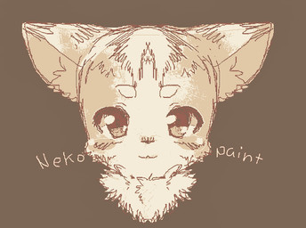 ambiguous_gender anthro blush kemono looking_at_viewer monotone_background smile solo text mofuaki domestic_cat felid feline felis mammal 2015 english_text monochrome sketch