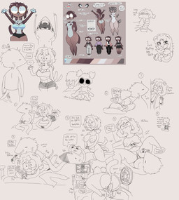 anal anal_penetration anthro areola blue_body blue_fur bodily_fluids bra brown_body brown_fur clothing controller cowgirl_position cum cum_drip dripping eyewear female from_front_position fur game_controller gaming genital_fluids genitals glasses lying male male/female missionary_position nude on_back on_bottom on_front on_top pawpads penetration profanity sex sweat text underwear vulva neiliousdyson microsoft minecraft mojang xbox_game_studios jo_(neiliousdyson) mammal mustelid musteline stoat true_musteline weasel english_text hi_res