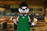 3d_(artwork) absurd_res apron areola areola_slip awtter barista breasts clothing coffee_cup collar container cup digital_media_(artwork) female hair hi_res mammal marker mustelid otter solo starbucks xxhagdagxx