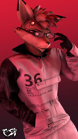 anthro black_body black_fur black_highlights brown_body brown_fur brown_hair clothed clothed_anthro clothed_male clothing cybernetics eyewear fur glasses hair highlights_(coloring) hoodie looking_at_viewer machine male multicolored_body multicolored_fur multicolored_hair solo topwear two_tone_body two_tone_fur two_tone_hair wearing_glasses yellow_eyes psikokinetic warfaremachine_(modeler) psiko_(psikokinetic) canid canine canis jackal mammal 3d_(artwork) 4k 9:16 absurd_res digital_media_(artwork) hi_res source_filmmaker_(artwork) story story_in_description