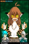 2:3 anthro basitin brown_hair casual_exposure clothed clothing colored comic conditional_dnp countershading felid female flora_(twokinds) fur group hair human keidran keith_keiser male mammal minikinds orange_body orange_fur pantherine tiger tom_fischbach topless trace_legacy twokinds white_body white_fur