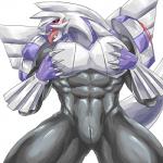 animal_genitalia anthro blush claws genital_slit genitals looking_at_viewer male muscular muscular_anthro muscular_male navel pose seductive simple_background solo tongue white_background weedwolfeatmeat nintendo pokemon generation_4_pokemon legendary_pokemon palkia pokemon_(species) 1:1 2019 absurd_res hi_res