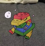 block heart_symbol lego_brick male sitting sleeping toy noirchotic bandai_namco digimon lego sitting_baby_alligator_meme digimon_(species) living_toy toyagumon draw_over meme