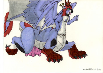 4_wings antlers blue_body blue_nipples breasts collar female horn multi_wing nipples paws tea_bag teats udders wings ladonedellelumire mythology endiu cervine deer dragon dragon_taur hybrid hybrid_taur mammal mythological_creature mythological_scalie scalie taur hi_res