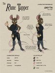 anthro brown_body brown_fur clothed clothing female fur knife money_bag simple_background smile solo text tekandprieda_(artist) the_rune_tapper gritta_(tekandprieda) mammal murid murine rat rodent 3:4 absurd_res digital_media_(artwork) english_text hi_res