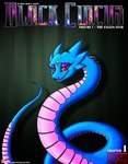 2017 absurd_res bedroom_eyes black_circus blue_body blue_scales blush comic cover cover_art cover_page english_text eyeshadow female feral hi_res jo-ann_wolf looking_at_viewer makeup multicolored_body multicolored_scales narrowed_eyes open_mouth pink_body pink_scales red_eyes reptile scales scalie seductive snake solo teal_sclera text two_tone_body two_tone_scales url viroveteruscy