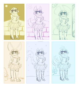 basket book bottomwear clock clothed clothing container egg eyewear female glasses melee_weapon moon outside plantigrade skirt snow sun sword weapon tgwonder final_fantasy final_fantasy_vii hanna-barbera scooby-doo_(series) square_enix cloud_strife velma_dinkley avian bird canid canine canis felid human lagomorph leopard leporid mammal mouse murid murine pantherine rabbit rodent snow_leopard wolf hi_res