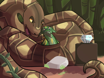 ambiguous_gender asphyxiation death duo feral forest image_sequence jungle plant size_difference tree leafpath lizard reptile scalie snake 4:3 hi_res