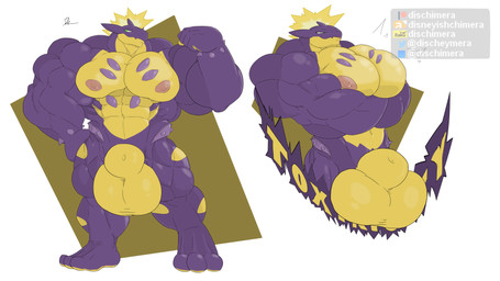 abs animal_genitalia anthro balls biceps big_balls big_muscles big_pecs big_sheath blep deltoids flexing genitals green_eyes huge_balls huge_muscles hyper hyper_balls hyper_genitalia looking_at_viewer male muscular muscular_anthro muscular_arms muscular_legs muscular_male navel nipples pecs presenting presenting_pecs quads sheath smug solo thick_arms thick_neck tongue tongue_out trapezius triceps conditional_dnp dischimera nintendo pokemon amped_toxtricity amphibian generation_8_pokemon lizard pokemon_(species) reptile salamander scalie toxtricity 16:9 hi_res widescreen