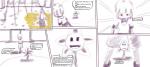 angry animextremex asgore_dreemurr boss_monster_(undertale) bovid caprine chara_(undertale) comic confusion elemental_creature english_text flora_fauna flower flowey_the_flower hi_res human knife mammal not_furry_focus plant red_eyes text undertale undertale_(series) young
