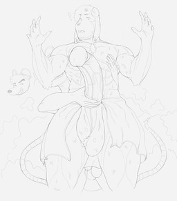 anthro balls beard big_penis bodily_fluids body_hair chibi duo ear_piercing ear_ring facial_hair floppy_ears foreskin genitals grin hairy_balls horn huge_penis humanoid_genitalia humanoid_penis hyper hyper_genitalia male male/male muscular muscular_male nipple_fetish nipple_play open_mouth penis piercing rat_tail reach_around retracted_foreskin ring_piercing saggy_balls sauna simple_background smile surprised sweat sweaty_balls sweaty_genitalia tail towel vein veiny_penis inkgoat gnell_(inkgoat) roadkill_(zackdadawg) bovid caprine goat mammal murid murine rat rodent 2020 hi_res monochrome