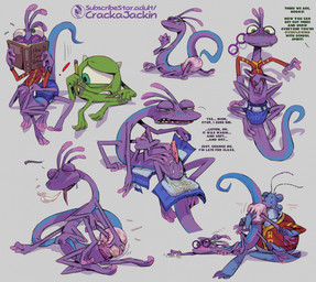 1_eye after_orgasm anthro biped blue_body blue_diaper blue_skin blush bodily_fluids book clean_diaper clothed clothing cum cum_in_diaper cum_on_diaper cum_on_penis dialogue diaper diaper_fetish diaper_only duo embarrassed erection eyewear genital_fluids genitals glasses green_body green_eyes grey_background groping_diaper horn humiliation long_tail male male/male open_diaper open_mouth pencil_(object) penis pink_diaper purple_body purple_skin purple_text round_glasses simple_background solo tail text topless unclean_diaper urine used_diaper wearing_diaper wet_diaper crackajackin disney monsters_inc monsters_university pixar javier_rios mike_wazowski randall_boggs arthropod insect monster 2024 digital_media_(artwork) english_text hi_res multiple_scenes url