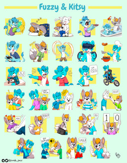 3_tails annoyed anthro apron barbecue bathing bedding black_bottomwear black_clothing black_nose black_pants black_topwear blanket blue_clothing blue_eyes blue_hair blue_nose blue_pajamas blue_topwear blush bottomwear brown_bottomwear brown_clothing brown_shorts bubble cheek_tuft closed_smile clothed clothing controller dirty duo eyes_closed facepalm facial_tuft feathered_wings feathers fur gesture gloves_(marking) green_clothing green_topwear grey_eyes group hair halo hand_gesture hand_on_hip happy head_tuft headpat holding_controller holding_object holding_plate holding_sign hug hugging_object hugging_plushie lying male markings melee_weapon membrane_(anatomy) membranous_wings motorcycle mouth_closed multi_tail mute_symbol nibbling on_back open_mouth open_smile orange_hair paint pants pattern_clothing pattern_topwear pillow pink_clothing pink_tongue pink_topwear plate plushie polearm purple_clothing purple_topwear pushbutton red_clothing red_topwear red_wings short_hair shorts sign simple_background sleeping smile solo speech_bubble striped_clothing striped_topwear stripes tail tail_tuft text thumbs_up tickling tongue tongue_out topless topwear trident trio tuft vehicle vr_headset weapon wet wet_body wet_fur white_apron white_clothing white_topwear white_wings wings yellow_clothing yellow_topwear young young_anthro young_male pandapaco canid canine felid mammal absurd_res english_text half-length_portrait hi_res multiple_images portrait