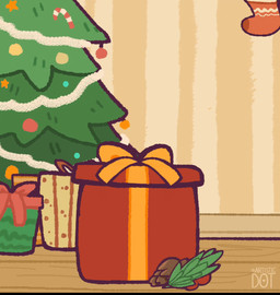 anthro bell bell_collar blue_collar blue_eyes bow_(feature) bow_ribbon christmas_decorations christmas_lights christmas_present christmas_stocking christmas_tree clothing collar dipstick_ears dipstick_paws ear_markings eyewear femboy fur gift glasses gold_bell grey_body hair heart_symbol holidays inside legwear looking_at_viewer male multicolored_ears nude nude_anthro nude_male open_mouth pawpads paws pinecone pink_nose plant pop_out ribbons round_glasses smile solo speech_bubble stockings surprised teeth tongue tree tuft whiskers artistic_dot christmas nixuelle domestic_cat egyptian_mau felid feline felis mammal 2025 2d_animation animated digital_media_(artwork)