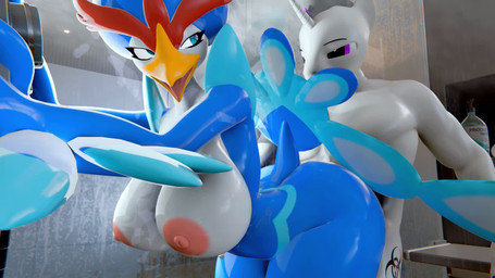 ambiguous_penetration anthro anthro_penetrated areola big_breasts breasts duo female female_penetrated from_behind_position interspecies male male/female male_penetrating male_penetrating_female nipples non-mammal_nipples nude penetration penile penile_penetration pink_areola pink_nipples pokephilia sex shower shower_sex tail teeth tongue sfmoclock hasbro my_little_pony nintendo pokemon fan_character equid equine generation_9_pokemon horse mammal pokemon_(species) pony quaquaval 16:9 3d_(artwork) 3d_animation animated digital_media_(artwork) hi_res short_playtime sound voice_acted webm widescreen