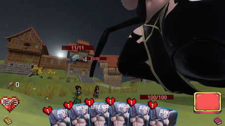 anthro big_breasts breasts clothing fangs female gameplay_mechanics genitals gloves handwear larger_female macro monster_girl_(genre) size_difference teeth unbirthing under_boob vaginal vore vulva laskra samzan_(modeler) monster_musume rachnera_arachnera_(monster_musume) animated hi_res long_playtime video