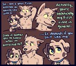 after_sex age_difference anthro areola collar defloration dialogue duo male male/male nervous nervous_smile romantic shota stated_pedophilia stated_virginity text under_covers virgin young young_anthro young_male spudnikmutt rookie_(spudnikmutt) spudnik_(spudnikmutt) canid canine canis chihuahua domestic_dog hybrid mammal toy_dog wolf wolfdog english_text adult_(lore)