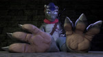 3_toes ambiguous_gender anthro blue_eyes blue_hair bottomwear claws clothed clothing eyewear feet foot_focus goggles grey_body grey_scales hair low-angle_view on_ground pants scales scarf sitting soles solo toe_wiggle toes topless twoscale blizz_braidy kobold scalie 16:9 2017 3d_(artwork) 3d_animation animated digital_media_(artwork) hi_res high_framerate no_sound short_playtime webm widescreen