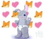 ageplay antrhopomorphic baby blush bottomwear clothed clothing diaper fur infantilism padded padding roleplay solo underwear wearing_diaper young hangyakuneko disney zootopia judy_hopps lagomorph leporid mammal rabbit hi_res