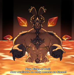 abs anthro barely_visible_genitalia barely_visible_penis body_hair brown_body brown_fur brown_hair brown_skin chest_hair claws ear_piercing ear_ring finger_claws flying_gem fur genitals gold_(metal) gold_jewelry hair happy_trail horizontal_pupils horn jewelry male nipple_piercing nipple_ring nipples nude penis piercing pupils ring_piercing shoulder_hair smile smirk solo yellow_liquid yellow_sclera chesschirebacon kings_of_hell baphomet_(kings_of_hell) bovid caprine demon goat hybrid mammal hi_res