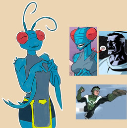 2_antennae 3_fingers 5_fingers antennae_(anatomy) anthro bare_shoulders big_eyes biped blue_antennae blue_body blue_lips clothing compound_eyes female fingers gesture heart_gesture lips no_irises red_sclera smile solo superhero_costume toasterlamb i_think_i_miss_my_wife image_comics invincible_(image_comics) whatsapp andressa mark_grayson omni-man alien alien_humanoid animal_humanoid arthropod arthropod_humanoid humanoid insect thraxan viltrumite meme