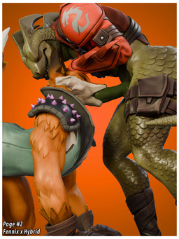 all_fours border bottomless clothed clothing comic_panel fellatio genitals humanoid_genitalia humanoid_penis kneeling kneeling_oral_position male male/male moan mostly_nude oral orange_background pantsless penetration penile penis sex simple_background smile text white_border streetsign01 dollymolly323_(modeler) epic_games fortnite fortnite:_battle_royale fortnite:_save_the_world mythology fennix_(fortnite) hybrid_(fortnite) canid canine dragon fox hybrid mammal mythological_canine mythological_creature mythological_scalie prehistoric_species scalie true_fox 3:4 3d_(artwork) absurd_res blender_(artwork) comic digital_media_(artwork) english_text hi_res