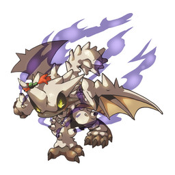 accessory ambiguous_gender anthro anthrofied arm_support black_sclera brown_claws chibi claws clubbed_tail crouching front_view furgonomics glare high-angle_view horn horn_accessory membrane_(anatomy) membranous_wings poison_gas simple_background solo spiked_tail spikes spikes_(anatomy) spread_wings tail weapon_tail white_background wings yellow_eyes young young_ambiguous young_anthro mukomizu_kintora capcom monster_hunter mythology dragon flying_wyvern gravios mythological_creature mythological_scalie scalie 2014 full-length_portrait portrait