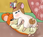 2024 anus barrette_(hamtaro) bedroom blush bodily_fluids cricetid cum cum_in_pussy cum_inside cum_while_penetrated digital_media_(artwork) duo ejaculation erection female female_on_top feral feral_on_feral feral_penetrated feral_penetrating feral_penetrating_feral fur genital_fluids hamster hamtaro hamtaro_(series) hi_res impregnation looking_back male male/female mammal multicolored_body multicolored_fur on_top ovum penetration penile penile_penetration penis_in_pussy quadruped rodent semi-anthro sex tongue tongue_out trippybunny two_tone_body two_tone_fur vaginal vaginal_penetration
