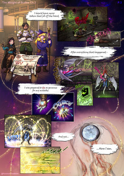 adventuring anthro armor bathtub blood blood_splatter bodily_fluids bone dialogue drain female group job_application magic magic_circle magic_user male npc skeleton speech_bubble string tavern_background text tomb violence wounded fanimal_creations mythology the_weight_of_scales drake_(the_weight_of_scales) animal_humanoid dragon dragon_humanoid elf halfling human humanoid lich mammal mythological_creature mythological_scalie scalie undead absurd_res comic english_text hi_res